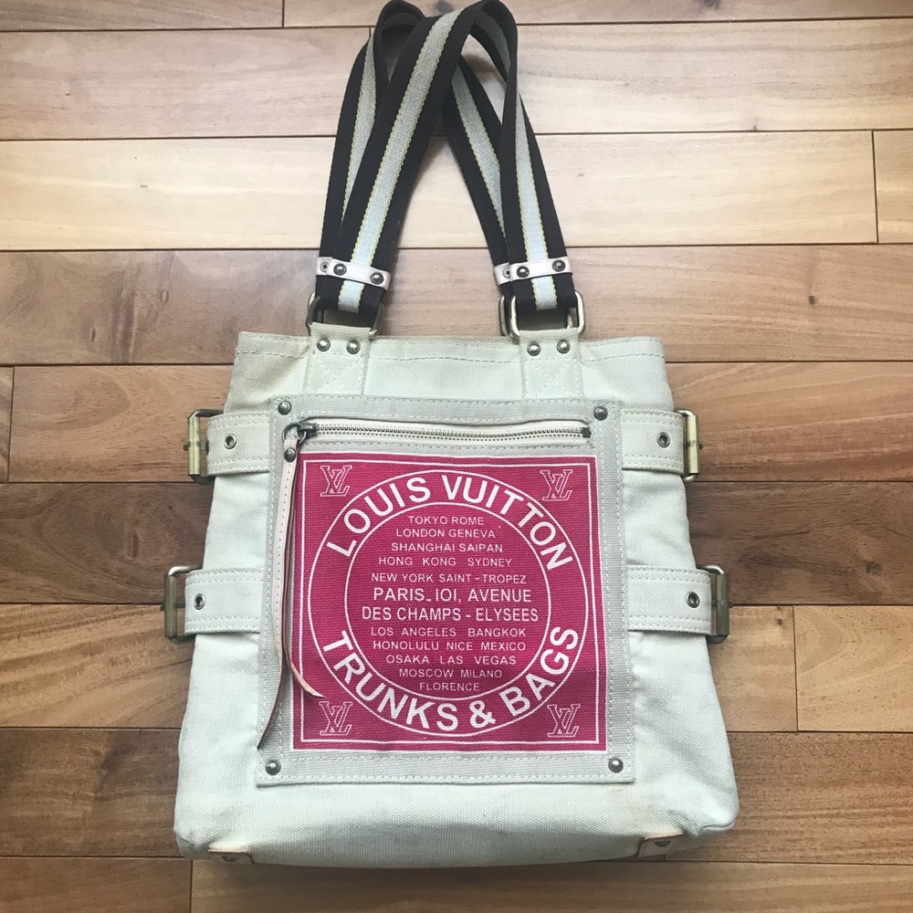 LOUIS VUITTON Canvas Trunks & Bags Tote.